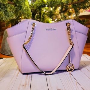 Michael Kors Jet Set Travel Tote blush pink